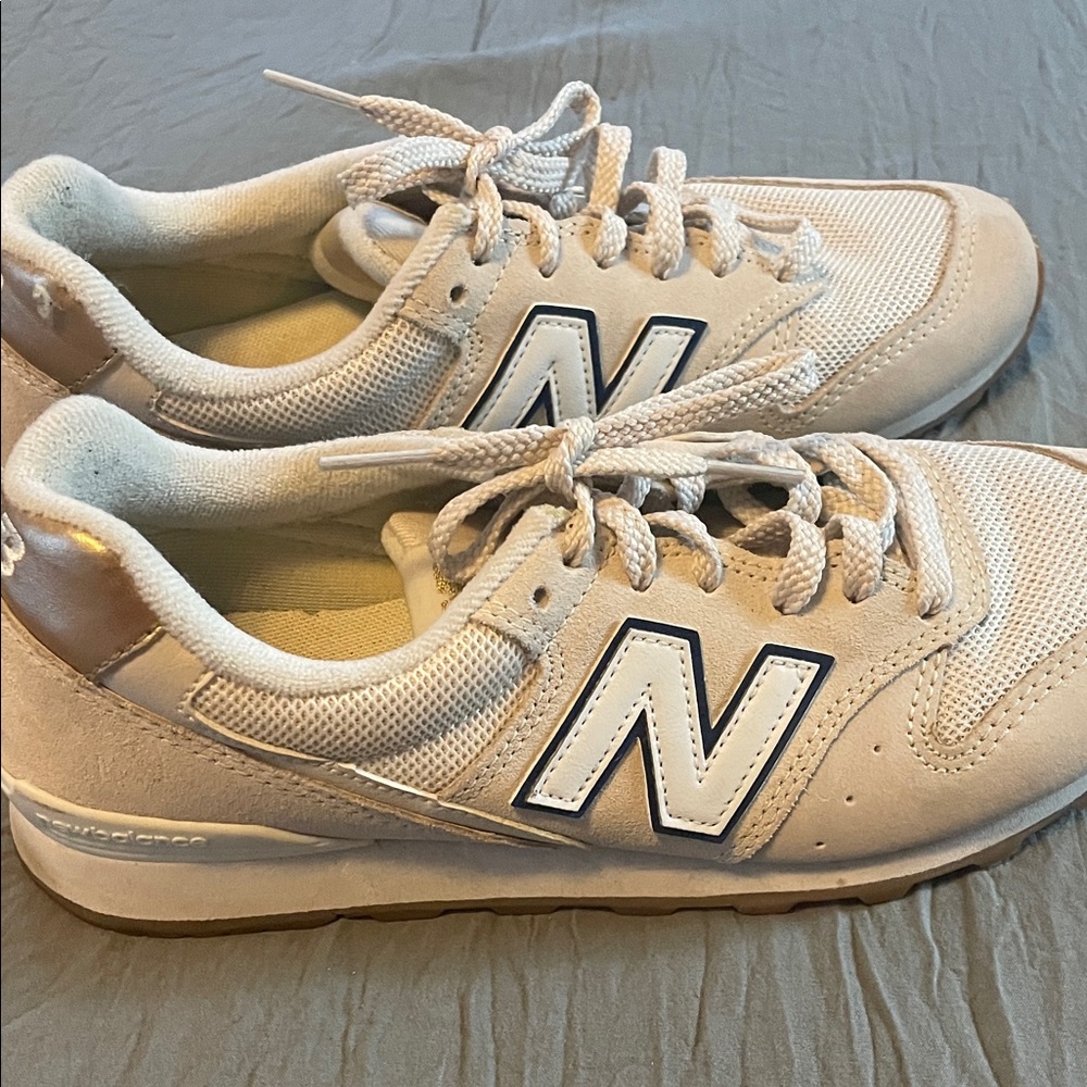 New Balance Light Beige Athletic Shoes